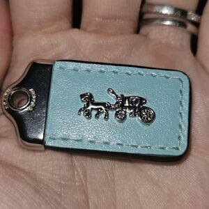Light Blue Coach Tag!